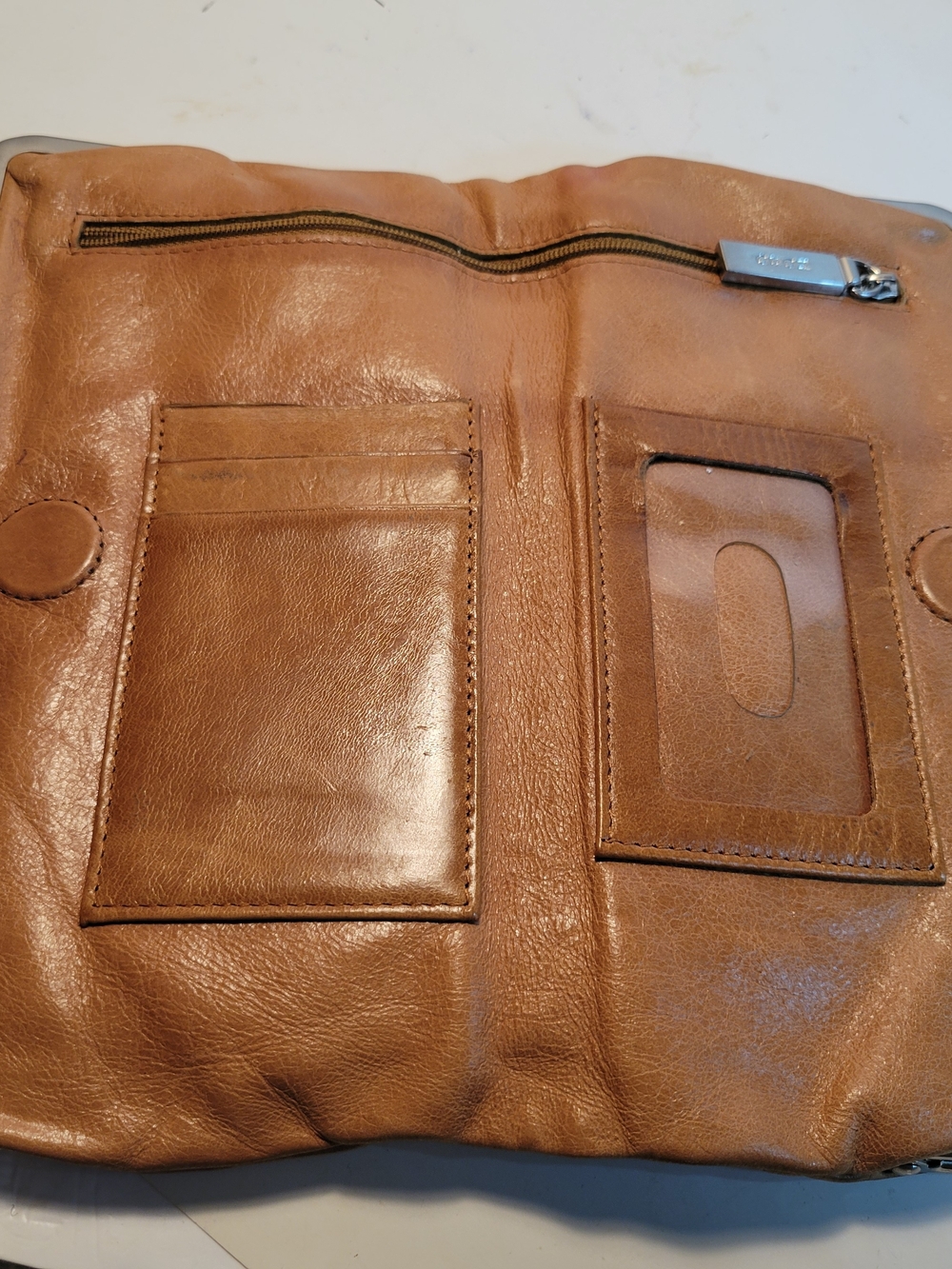 HOBO Lauren Leather Frame Clutch Wallet Double Kisslock - Picture 5 of 8